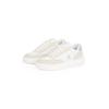 Sneaker CALVIN KLEIN JEANS "CHUNKY CUPSOLE LOW MIX IN", Damen, Gr. 40, weiß (weiß kombiniert), Leder, sportlich, Schuhe, Freizeitschuh, Halbschuh, Schnürschuh mit CK Logo