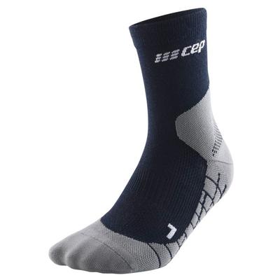 CEP - Cold Weather Compression Socks Mid Cut V2 - Kompressionssocken IV | EU 43-46 blau/grau