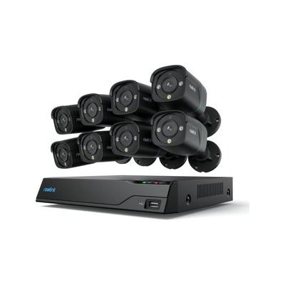Reolink 8MP 8-ch 4 Bullet Outdoor Pet Camera, Black