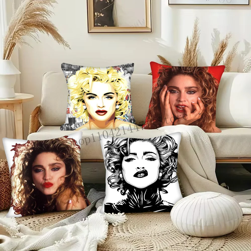 1pc Madonna Kissen Fall Platz Schlafzimmer Sofa Freizeit Komfort Kissen Auto Wohnzimmer Hause Dekoration Image