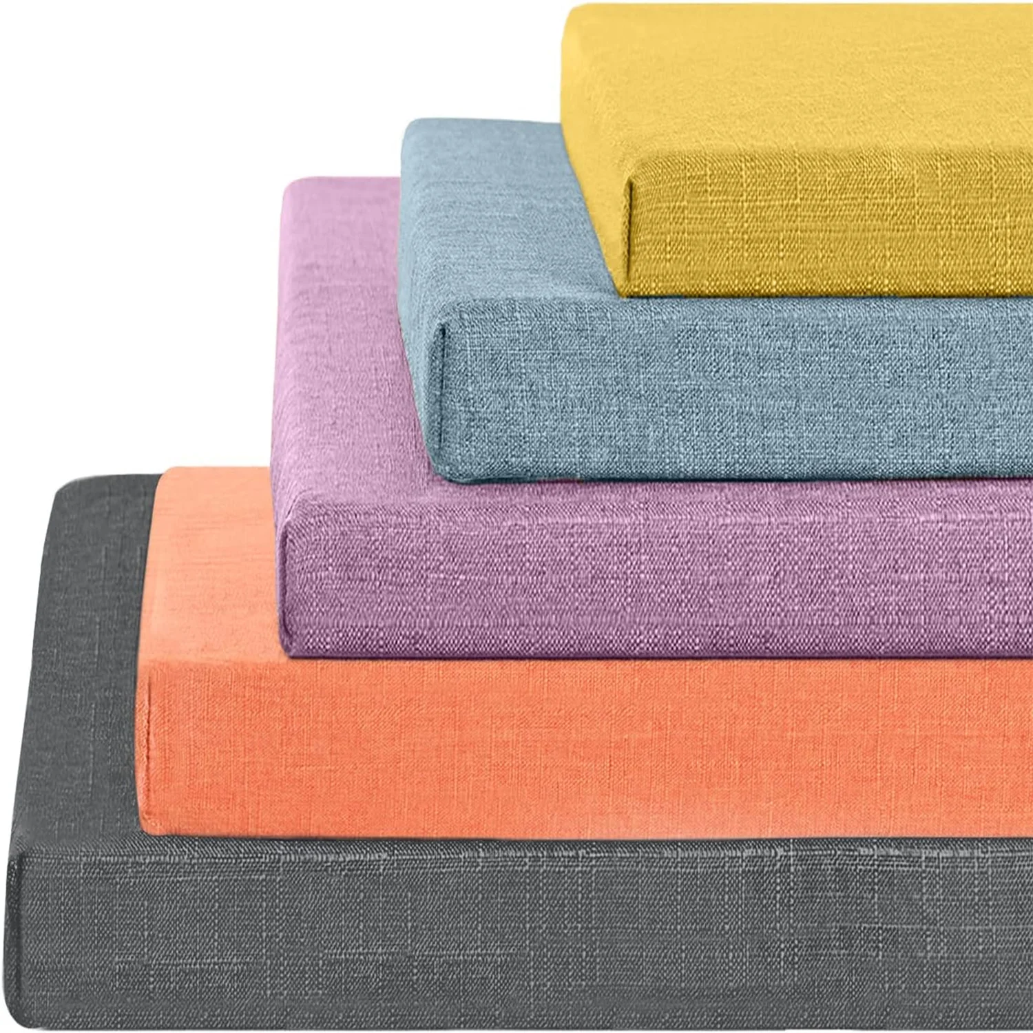 5 cm lange Bankkissen, Stuhlsitz, Sofakissen, Sitz, Erkerfenster, dekoratives Kissen für Sofas, Gartenbank, Sitz, Schaukel, Rücksitz