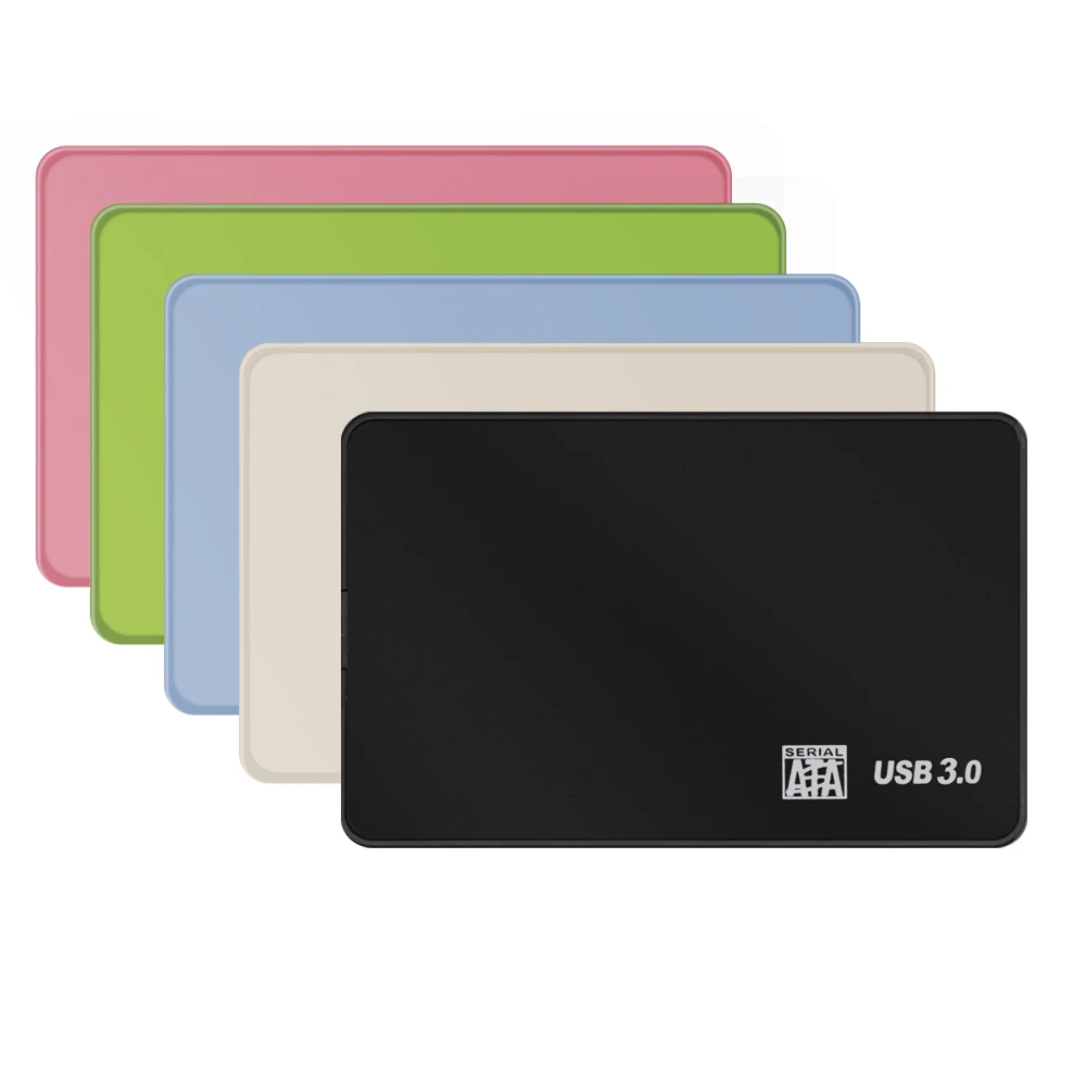 TISHRIC Externes Festplattengehäuse SSD Sata zu USB 3.0 Adapter Externes Festplattengehäuse/Box/Gehäuse 2,5 Optibay für Gaming Image