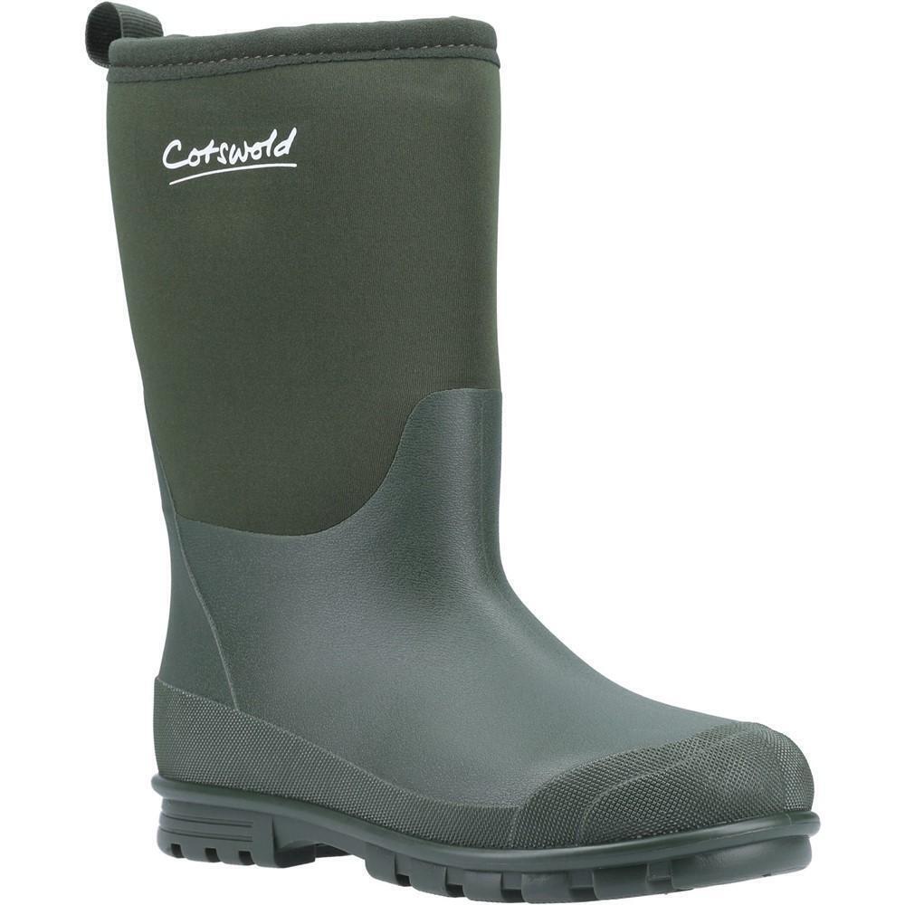 Cotswold Childrens/Kids Hilly Gummistiefel aus Neopren (Grün) Image