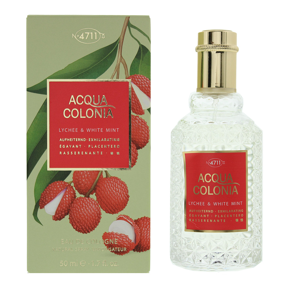 4711 Acqua Colonia Lychee & White Mint Eau De Cologne 50ml Image