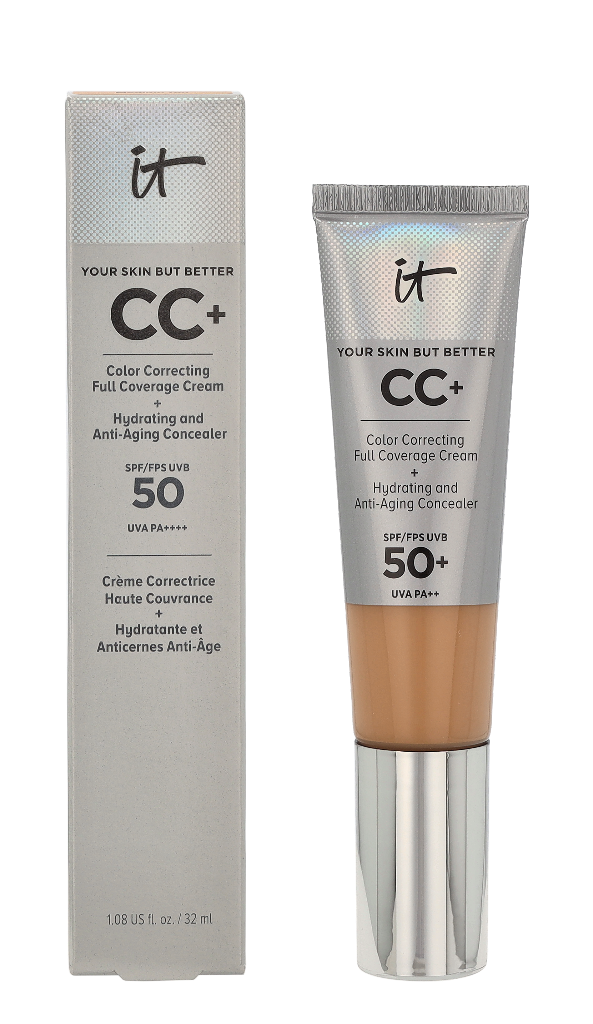 IT Cosmetics CC+ Color Corr. Full Coverage Cream SPF50. Image
