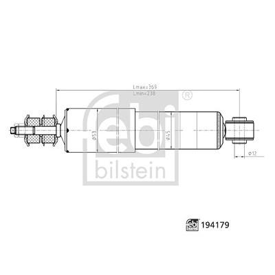 Febi Bilstein Stoßdämpfer [Hersteller-Nr. 194179] für Toyota Image
