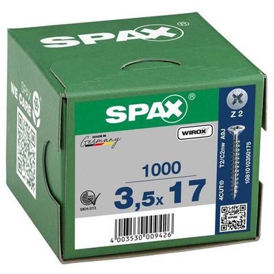SPAX Universalschrauben Z2 Senkkopf WIROX 3,5 x 17 mm 1000 St.