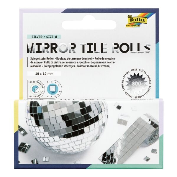folia Spiegelsteine Gr. M »Mirror Tile Rolls« 2 Rollen Image