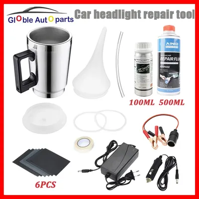 Automotive Headlight Care Tool Car Headlight Polish Restoration Kit Headlight Restoration Set Car