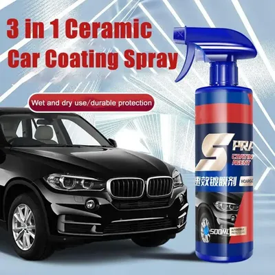 500ml 3In1 Car Ceramic Coating Spray Car Paint Repair Shield Coating Car Paint Scratch Repair