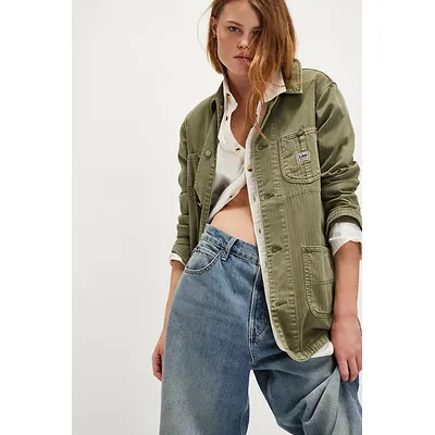 Lee Chore Jacket at Free People in Merantile Green, Size: Medium