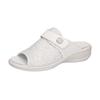 Pantolette WALDLÄUFER "HERIA", Damen, Gr. 6 (39), weiß, Textil, Nappaleder, geblümt, klassisch, Schuhe, Bequemschuh, Sommerschuh in Komfortweite H, Orthotritt