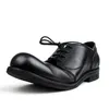 Retro Herren Casual Lederschuhe Big Head Lederschuhe Frühling Herbst Herrenschuhe