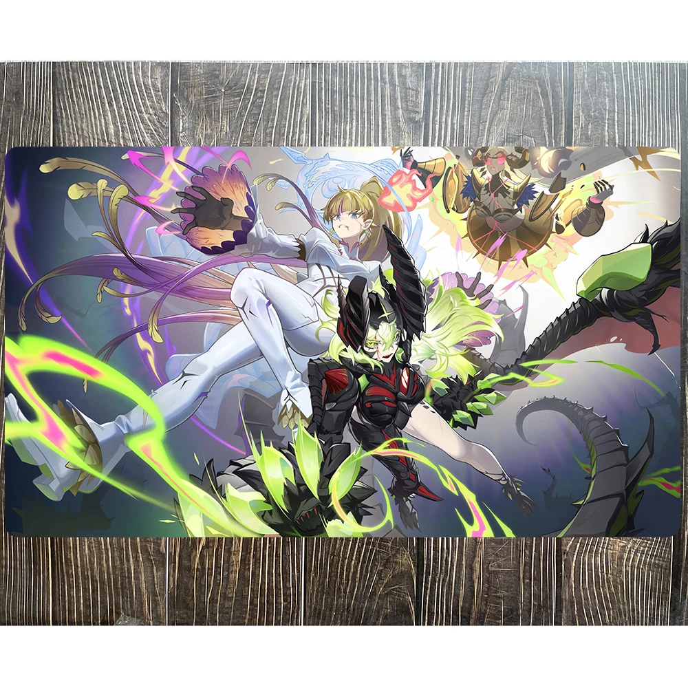 Yu-Gi-Oh Spielmatte Diabellstar the Sin Adjudicator Diabellze the White Witch Spielkartenblock YGO Mat KMC TCG YuGiOh Mat-330