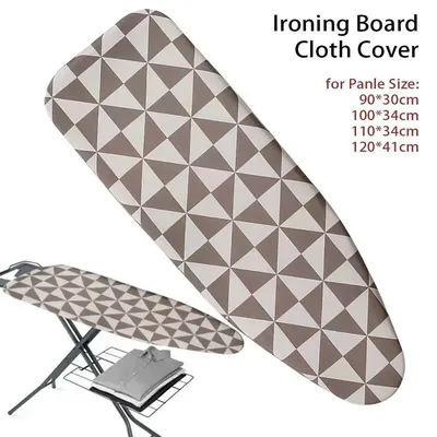 New Durable Ironing Board Cloth Heavy Heat Resistant Thickened Ironing Board Cover Pad Universal Laundry Supplies Printed Padded