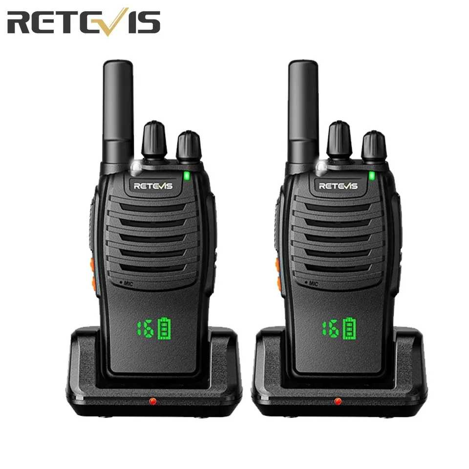 Retevis H777H Funkgerät, Walkie Talkie mit Verstecktes Display LED, Lesbarkeit, EIN-klick-Kopplung H777, USB-C, VOX, Notfallalarm, Walki Talki für Camping, Radfahren Image