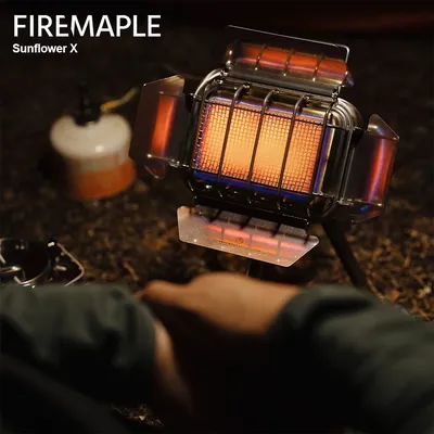 Feuer-Ahorn Sonnenblume X Gas Camping Herd Multifunktions Tragbare Gas Heizung Infrarot Strahlung Wärmer Gas Brenner für Camping