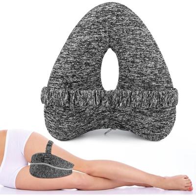 Ugreat - Kniekissen für Seitenschläfer, orthopädisches Beinkissen, ergonomisches Kissen mit Gürtel,