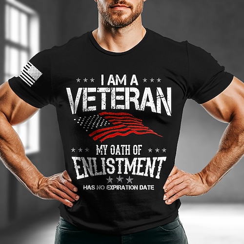 US Amerika 250 Jahres Jubiläum Patriotische T-Shirts für Männer Amerikanische US-Flagge T-Shirt Ärmellos T-Shirt 3D Druck Rundhals-Shirt Urlaub Casual Hawaiian Holiday Weiß 1 Weiß Sommer Frühling Image