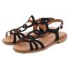 Sandale LASCANA "Sommerschuh", Damen, Gr. 38, schwarz, Obermaterial: 100% Rindsleder. Futter: 100% Textilmaterial. Decksohle: 100% Textilmaterial. Laufsohle: 100% Synthetik, unifarben, modisch, Schuhe, aus hochwertigem Leder, Sandalette, Sommerschuh