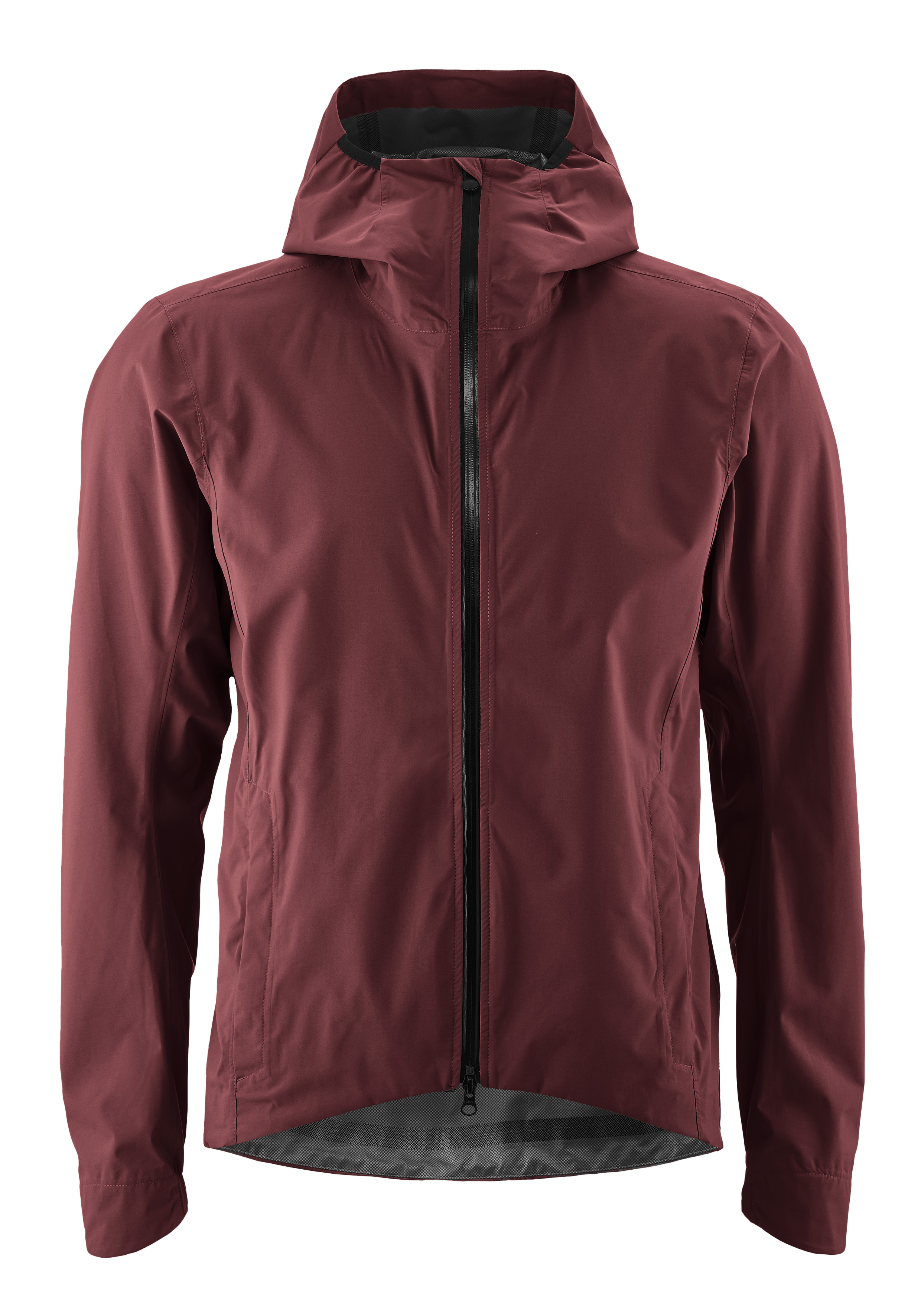 Fahrradjacke GONSO "Save Jacket Trail M", Herren, Gr. M, rot (rotbraun), 100% Polyester, Jacken, Herren Regenjacke wind- und wasserdicht, Radjacke mit Kapuze Image