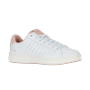 Sneaker K-SWISS "LOZAN KLUB LTH", Gr. 37, weiß, cameo rose, snow weiß, Leder, sportlich, Schuhe