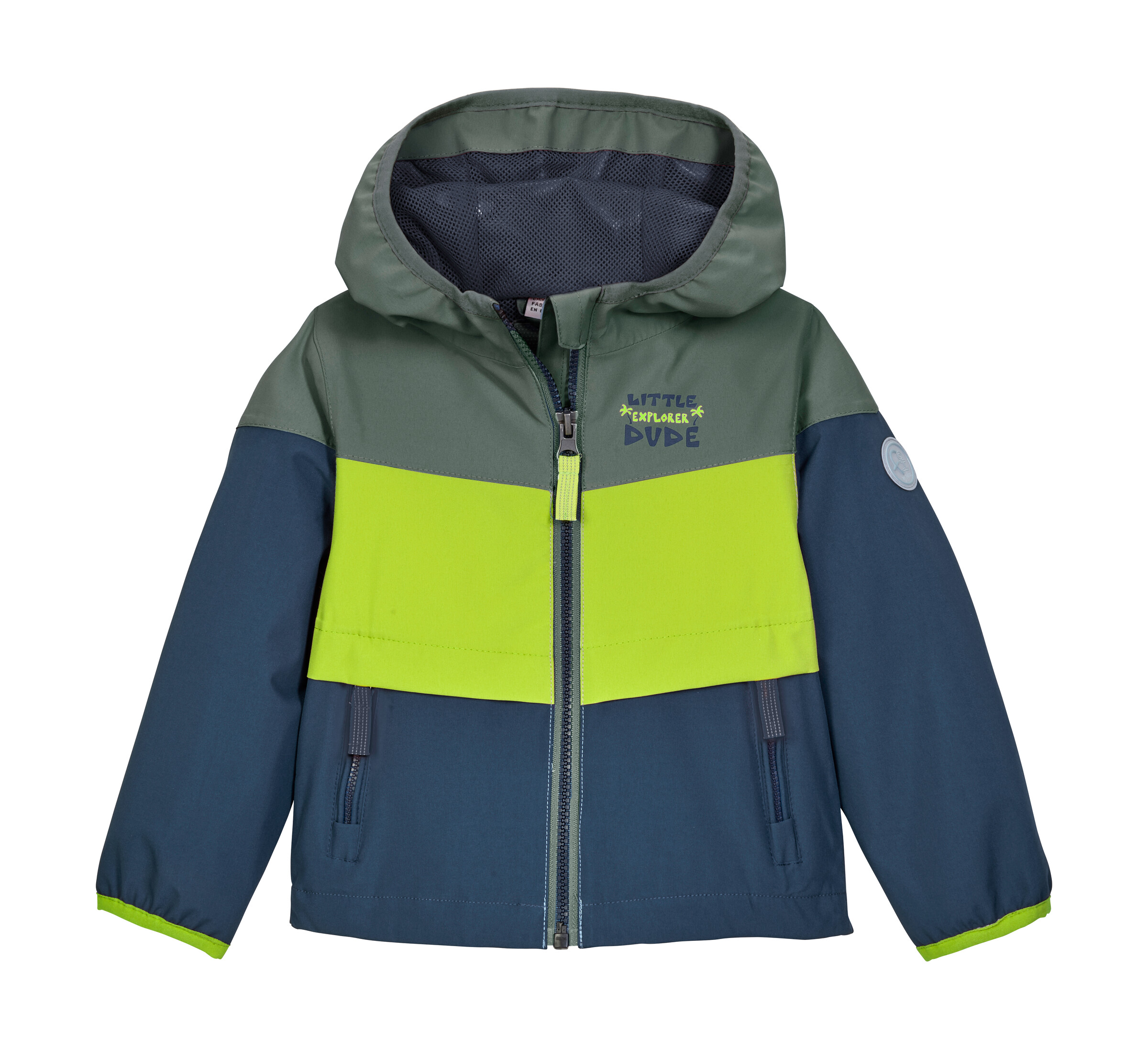 Funktionsjacke "FIOS 8 MNS JCKT", Mädchen, Gr. 110/116, grün (limette), Obermaterial: 100% Polyester;Futter: 100% Polyester, FIRST INSTINCT BY KILLTEC, Jacken Funktionsjacke, Wasser- und winddichte Kinderjacke mit reflektierenden Details