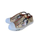 Vintage Ed Hardy & Christian Audigier Low Top Sneakers, Tätowierer Geschenke Sommer Sneakers Größe 4, Ed Hardy Schuhe Schnürsenkel Sneakers