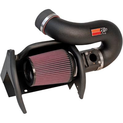 K&N Cold Air Intake Black With Tube 57 Series FIPK Series, 10-year or 1 million-mile limited warranty 57-7000