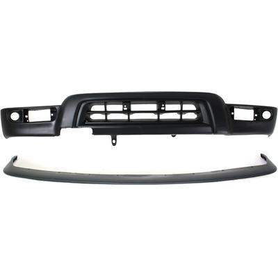 Replacement Bumper Trim Gray, Front, Upper, 1-year unlimited-mileage warranty KIT-090717-58