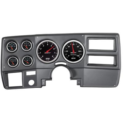 Autometer Gauge Kit Designer Black Series, 1-year limited warranty 7027-DB