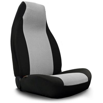 Seat Designs Cover Polyester Pewter Insert With Black Sides GrandTex Series, Front Row, 1-year limited warranty K212-13-106WB