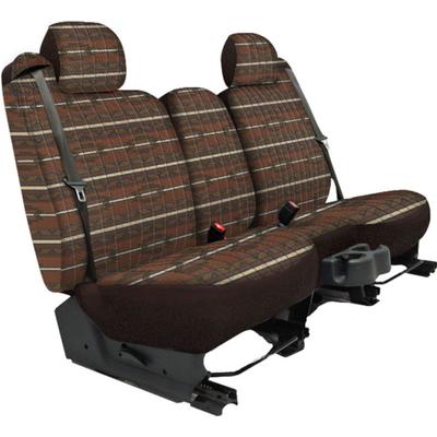 Seat Designs Cover Made of Tweed Maroon Southwest Sierra Series, Front Row, 1-year limited warranty K214-04-1SMN