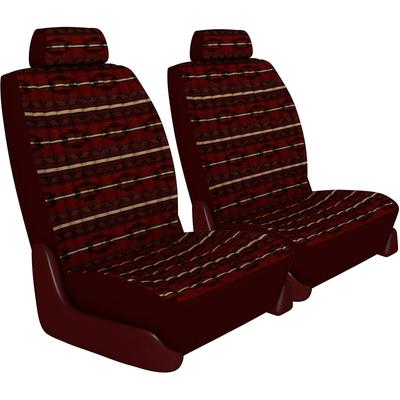 Seat Designs Cover Made of Tweed Maroon Southwest Sierra Series, Front Row, 1-year limited warranty K020-1J-1SMN
