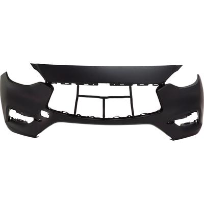 Replacement Bumper Cover Primed, Front, 1-year unlimited-mileage warranty RI01030014P