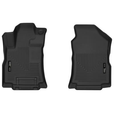 Husky Liners Floor Mats Made of Rubberized/Thermoplastic Black Molded Liner X-act Contour Series, Front Row, 54811