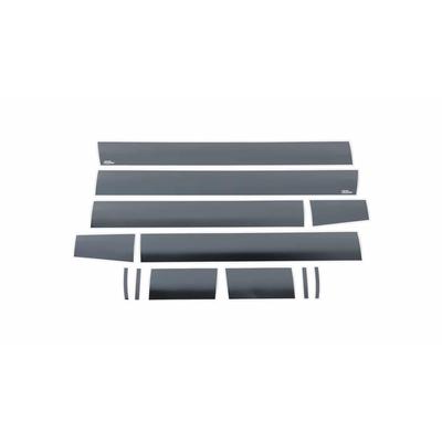 Putco Rocker Panel Trim Stainless Steel Black Platinum, Lifetime limited warranty 9751214BP
