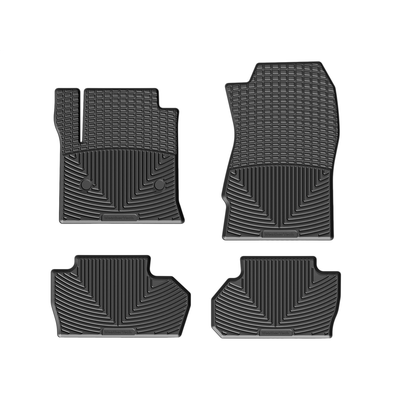 Weathertech Rubber Floor Kit Made of Rubberized Thermoplastic Elastomer Black, Front & Rear, 10-year limited warranty WTXB309310