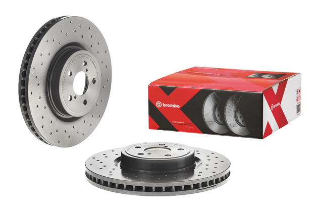 Brembo Brake Disc Xtra Series, Front, Driver or Passenger Side, 2-year limited warranty 09. A870.1X