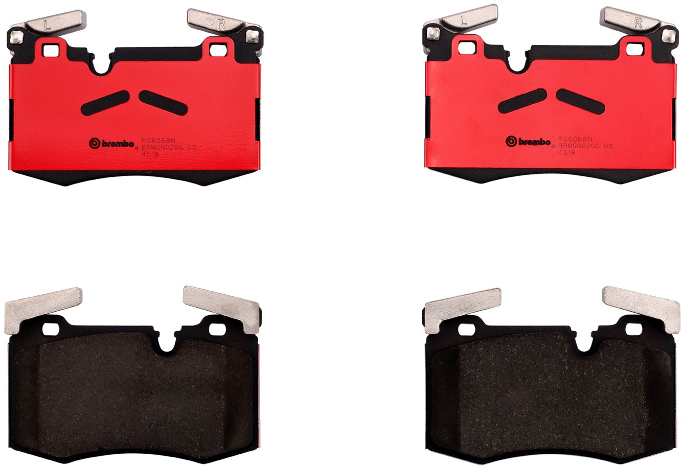 Brembo Brake Pad Set NAO Series, Front, 2-year limited warranty P06068N