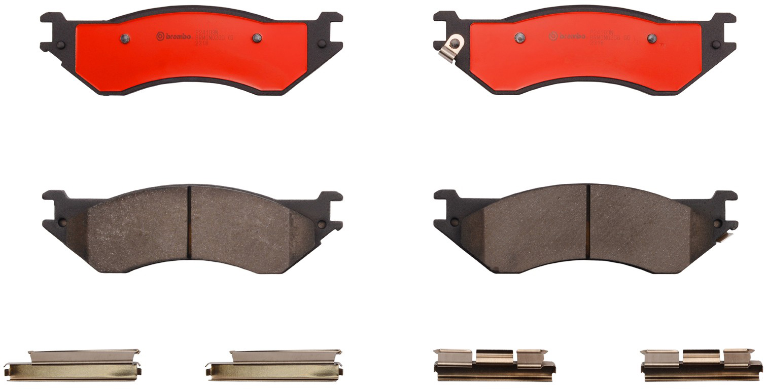 Brembo Brake Pad Set PRIME Series, Front, 2-year limited warranty P24103N