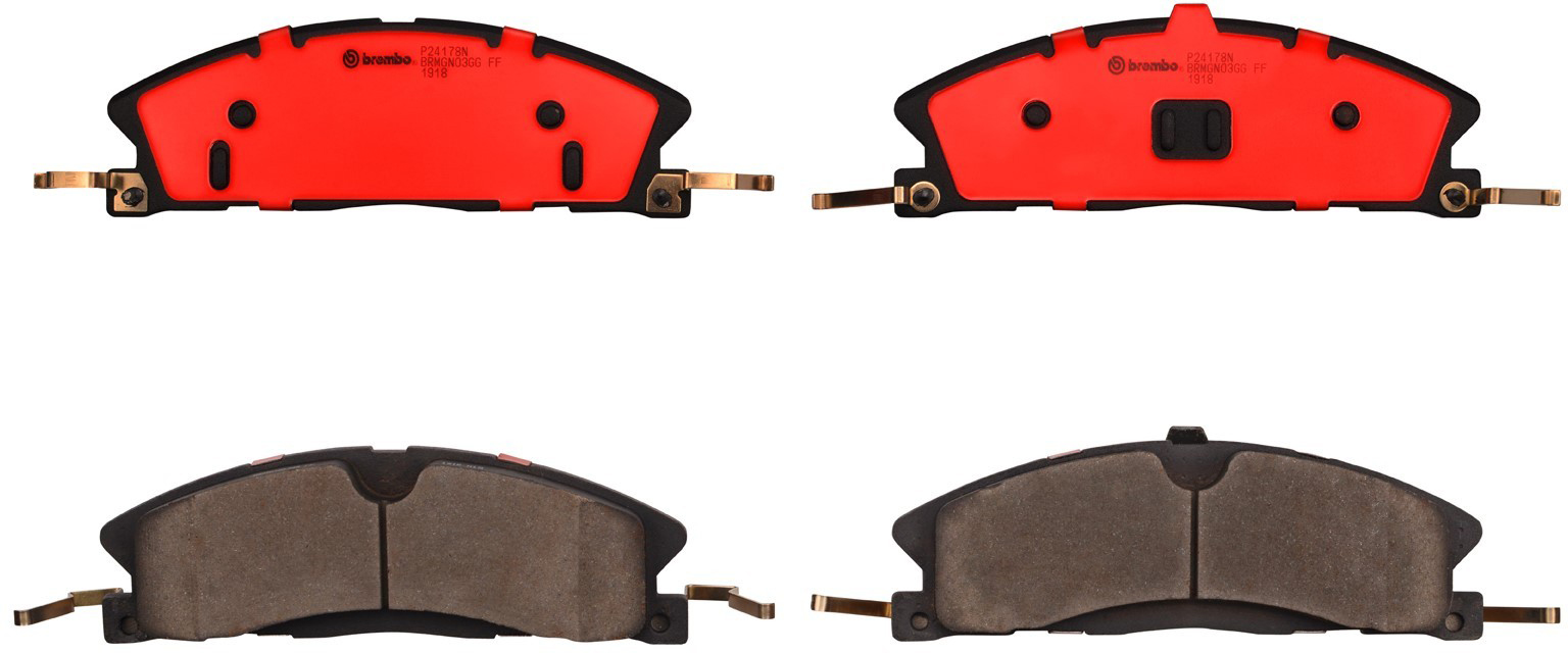 Brembo Brake Pad Set PRIME Series, Front, 2-year limited warranty P24178N