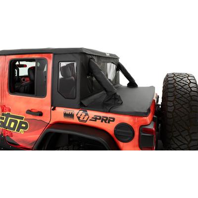 Bestop Soft Top Fabric Black diamond With Frame (Frame Included) Halftop Series, 5-year limited warranty 80103-35