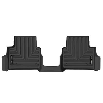 Husky Liners Floor Mats Made of Rubberized Thermoplastic Elastomer Black Molded Liner X-act Contour Series, Second Row, 51781