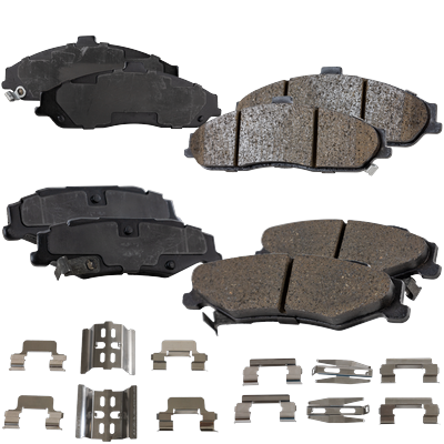 SureStop Brake Pad Set Pro-Line Series, Front & Rear, 3-year or 36,000-mile limited warranty SET-STPSSCP732-4