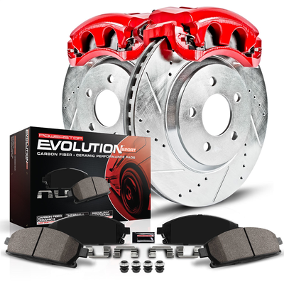 Powerstop Brake Disc & Pad Kit Z23 Evolution Sport Series, Rear, 3-year / 36000-mile limited warranty KC4645
