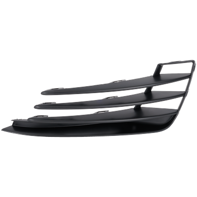 Replacement Bumper Grille Textured Black, Front, Passenger Side, 1-year unlimited-mileage warranty RV01530039