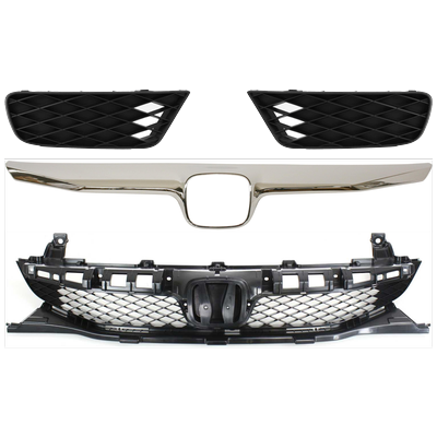 Replacement Grille Trim Chrome, 1-year unlimited-mileage warranty KIT-072924-C2194
