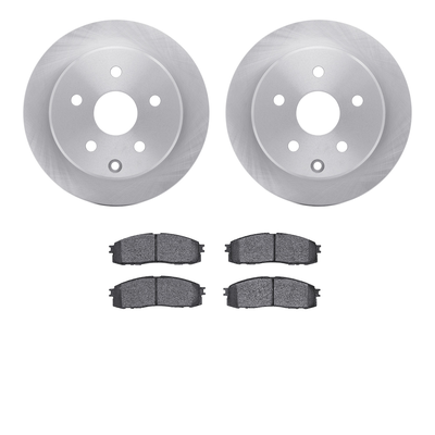 R1 Concepts Brake Disc & Pad Kit eLINE Silver Rotors with Ceramic Pads Series, Rear, 1 Year Limited Warranty WFWN1-76006