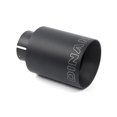 Dinan Exhaust Tip Stainless Steel Black Ceramic, nan, 2-year limited warranty D663-0556-BOX